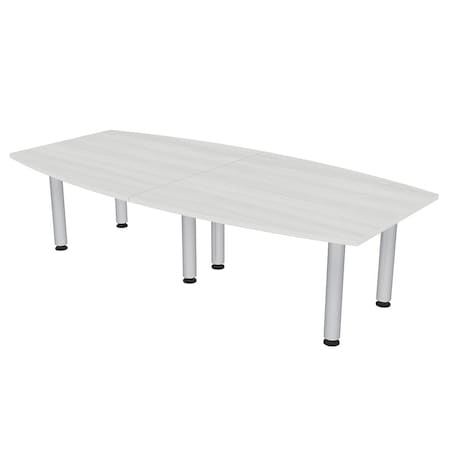 Skutchi Designs 45 in W, 96 in L, 29 in H, Engineered Wood Top, White HAR-BOT-46X93-PT-WC